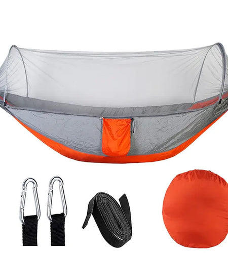 Automatic Quick-Opening Mosquito Net