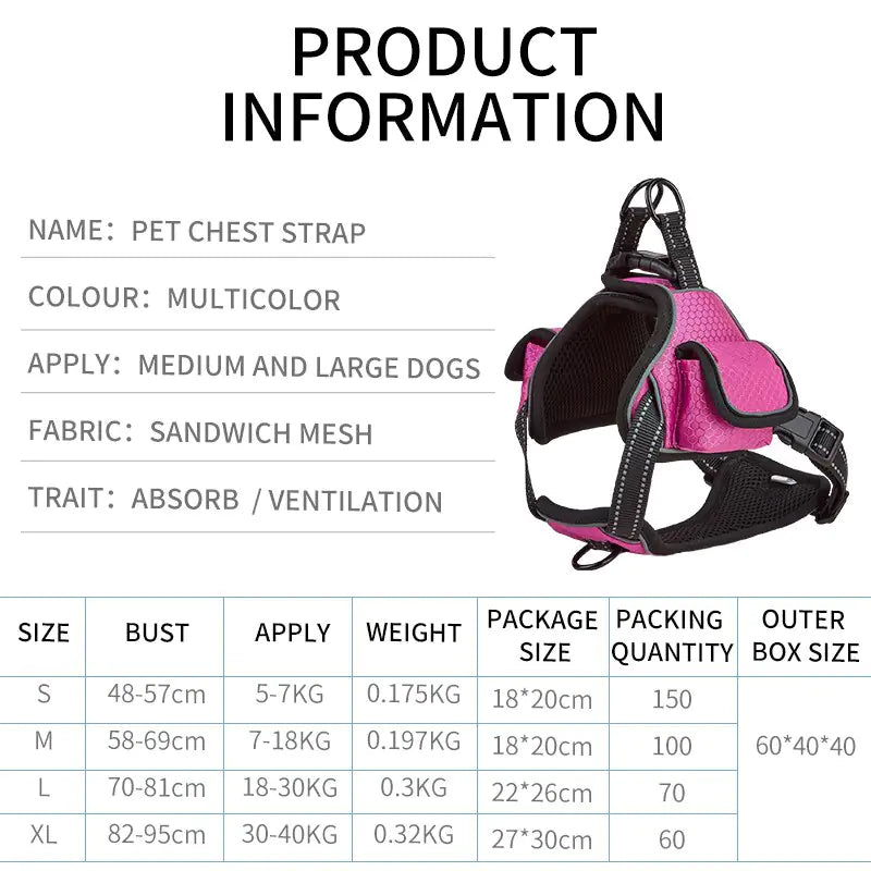Copy of Airtag Pet Harness Vest Set
